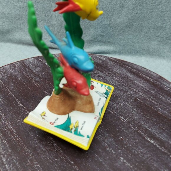 Dr. Seuss "One Fish Two Fish" Book Figurine - Picture 6 of 12